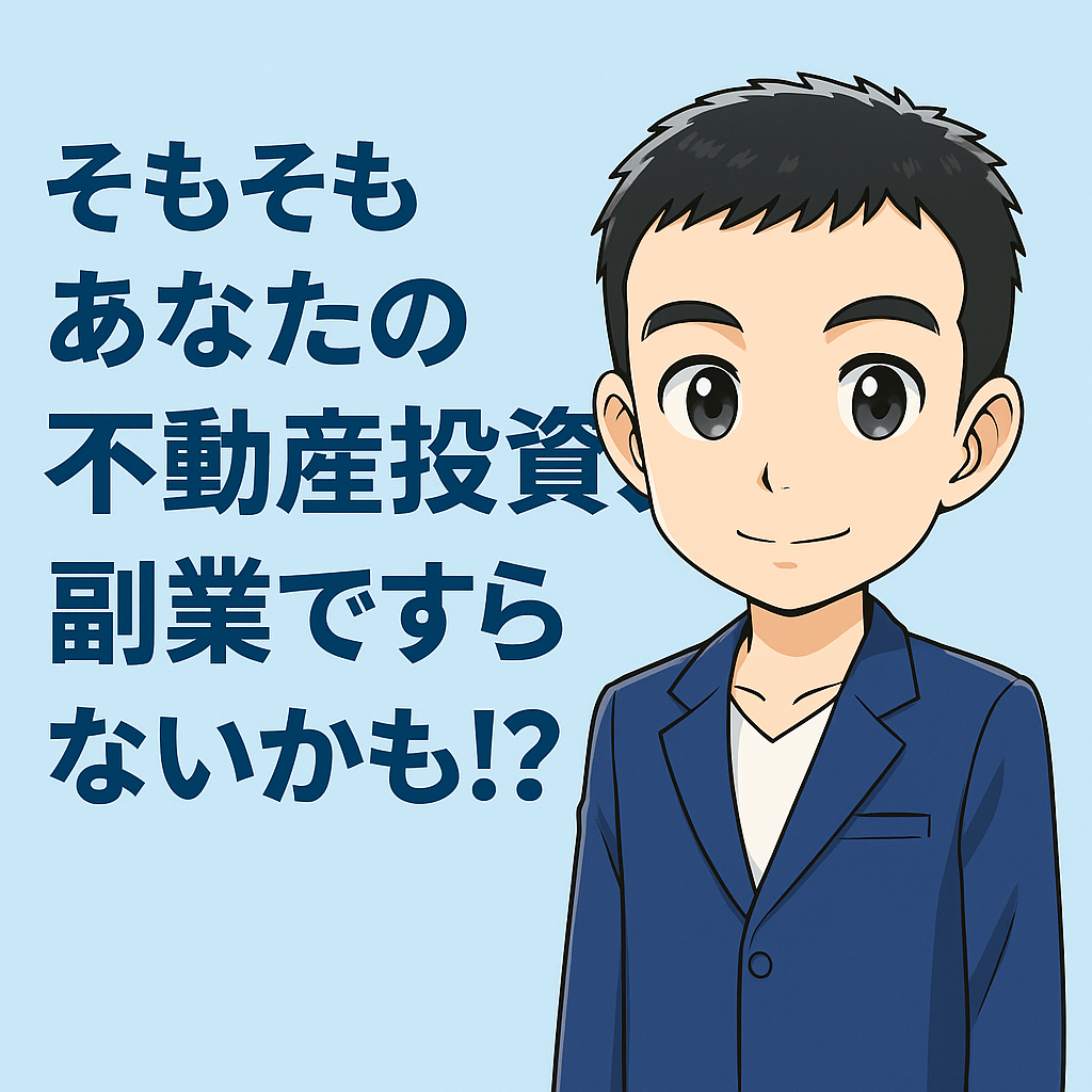 そもそもあなたの不動産投資、副業ですらないかもしれない件